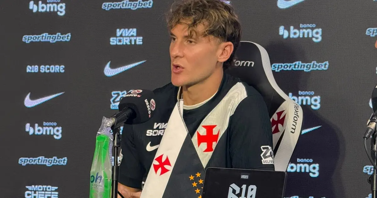 Colidio fala sobre sua posição ideal e a paixão pela camisa do Vasco
