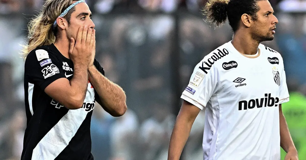 Vasco sofre com ineficiência e amarga derrota em São Januário contra o Santos