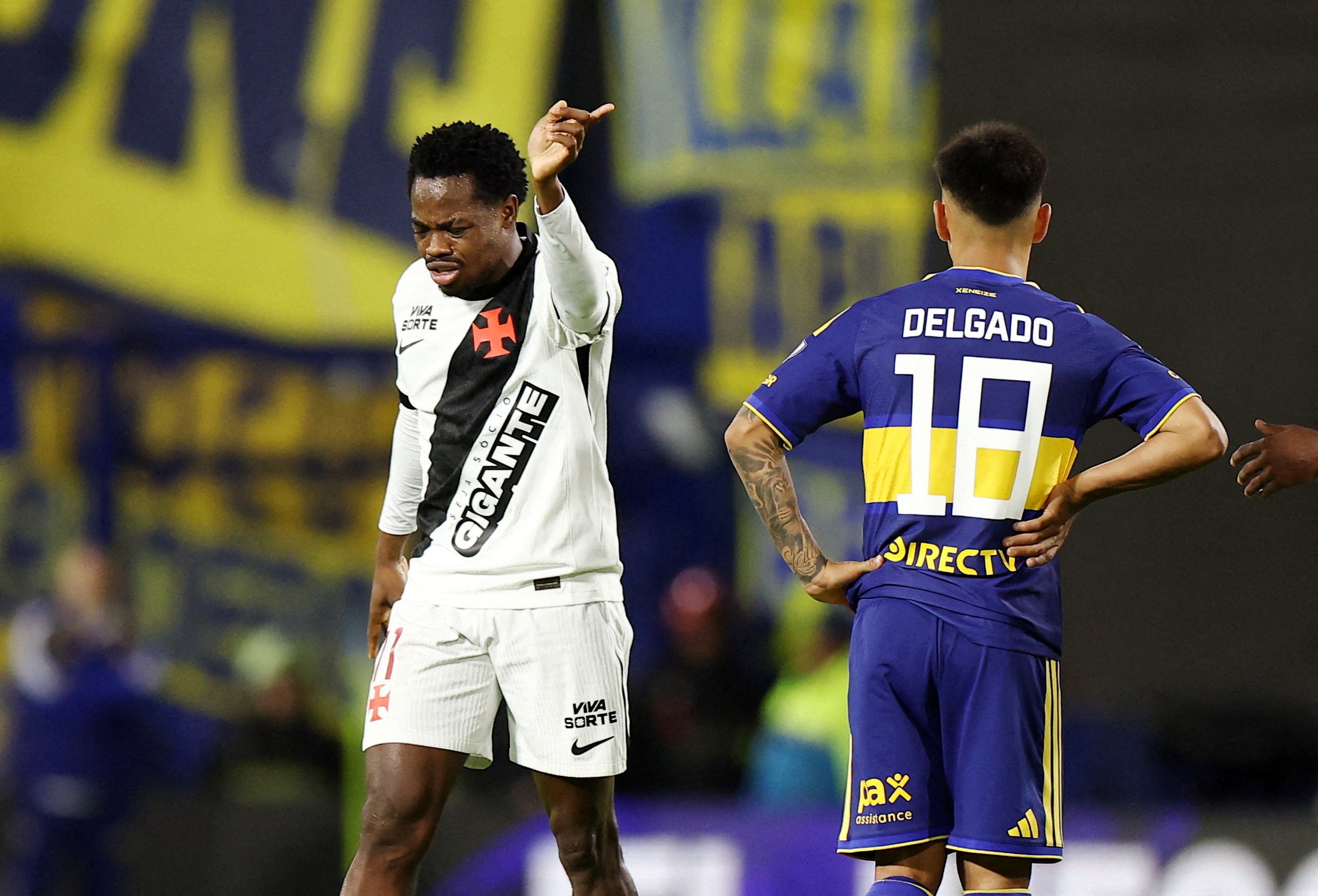 Andrés Gómez expulso: um momento de tensão na Bombonera para o Vasco