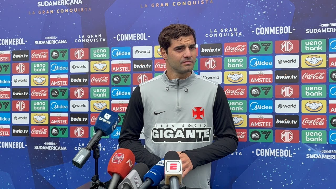 Santiago Sosa exalta torcida do Vasco e fala sobre duelo na Bombonera